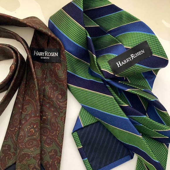 Harry Rosen Accessories 2 X Harry Rosen Mens Ties Poshmark